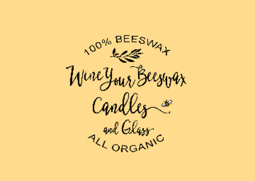 Wine Your Beeswax Candles and glass 262