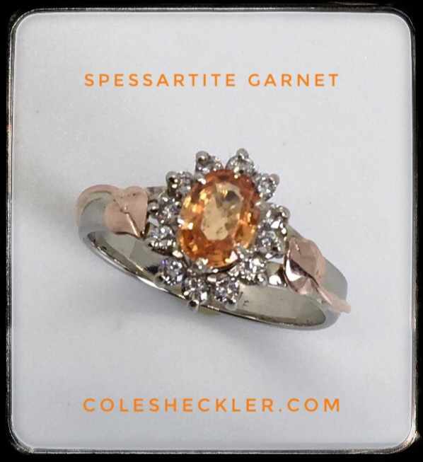 Spessartite Garnet Ring 189